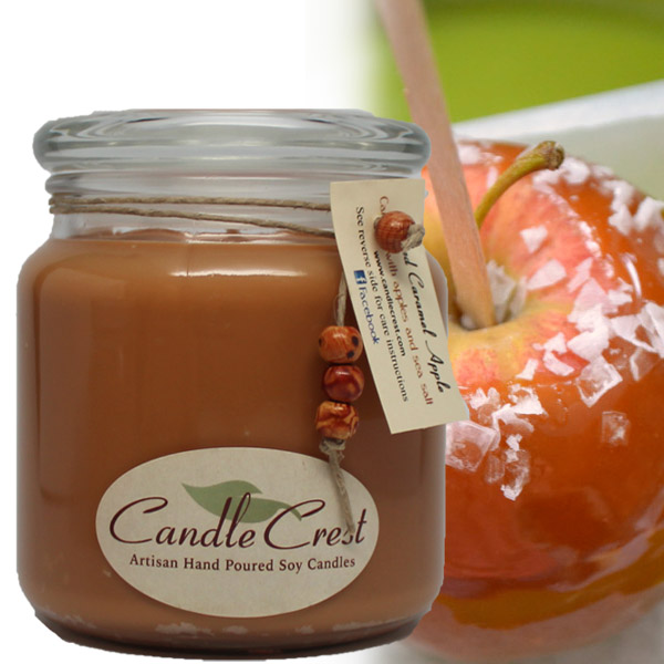 Salted Caramel Apple Soy Candles | Candle Crest Soy Candles Inc