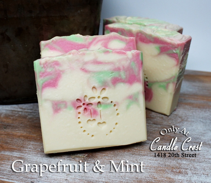Pink Grapefruit Handcrafted Cold Press All Natural Soap